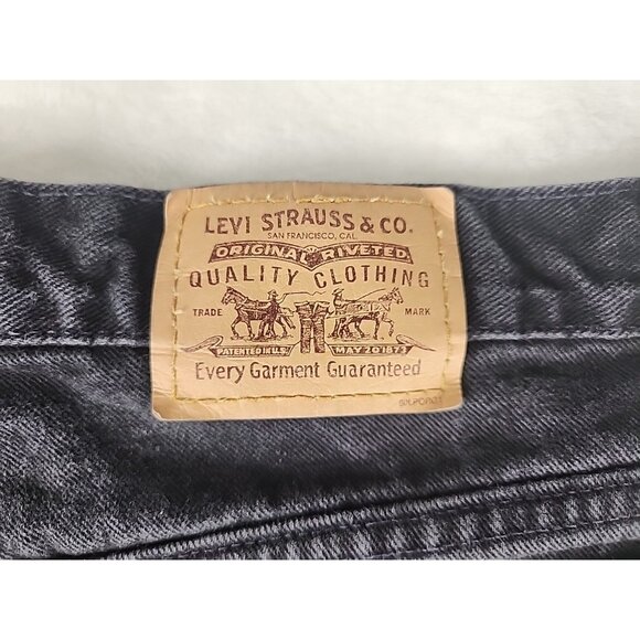 Vintage Levi's Mens Jeans Orange Tab  32"x33" 506 Black Made In Canada - Picture 10 of 14